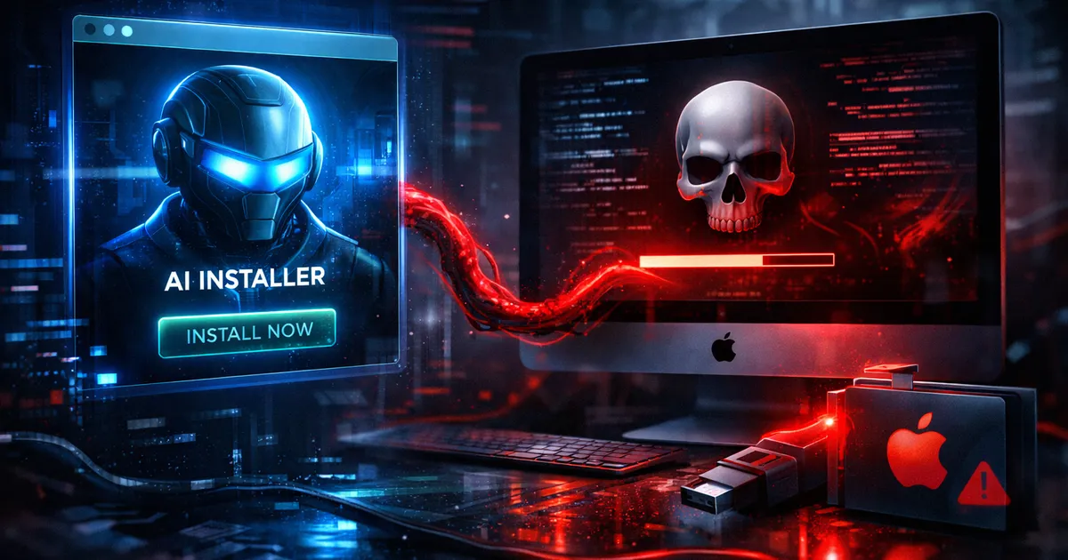 ClickFix campaigns use fake AI installers to push MacSync infostealer on macOS