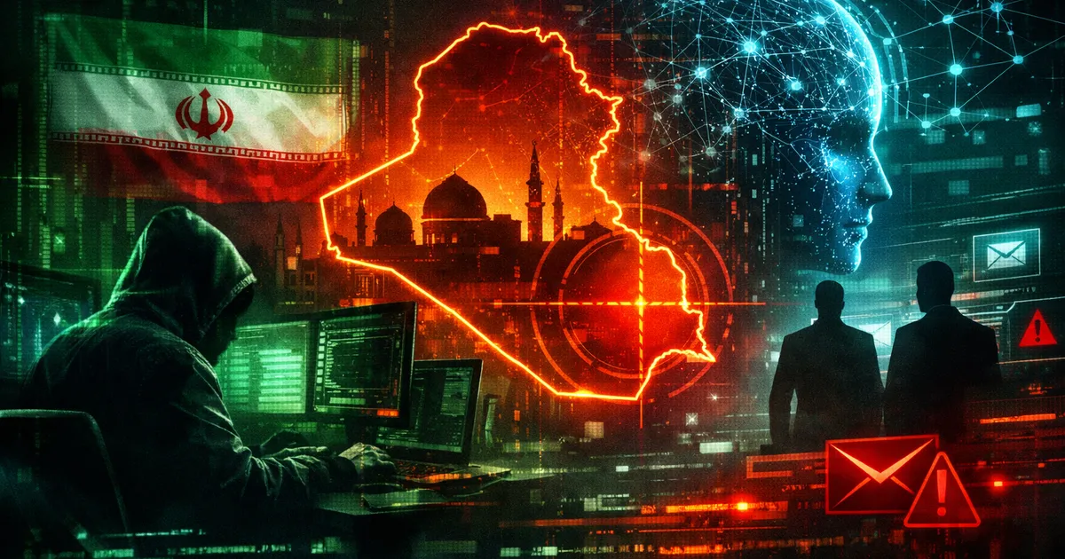 Iranian cyber threat actor targets Iraqi government officials in AI-powered campaign