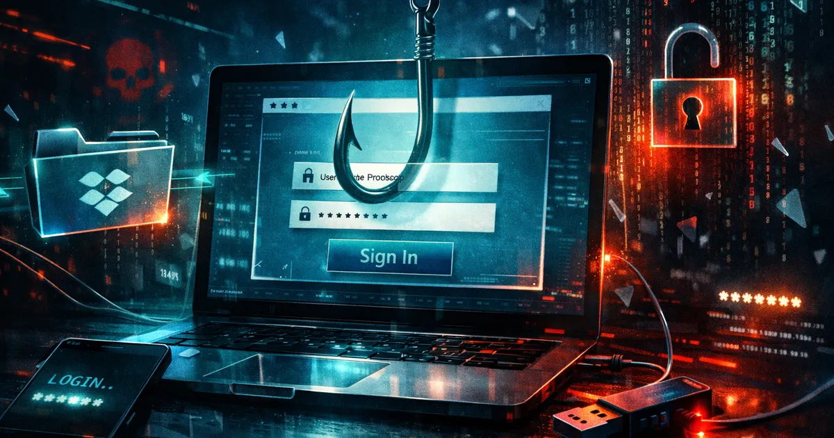 New password-stealing phishing campaign targets corporate Dropbox credentials