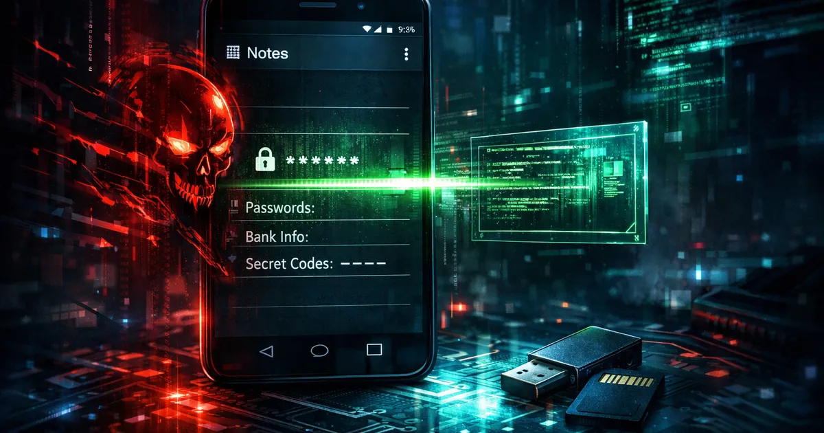 New Perseus Android malware checks user notes for secrets