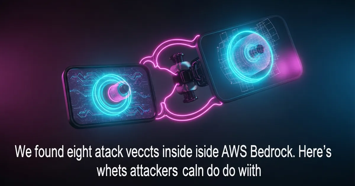 We found eight attack vectors inside AWS Bedrock. Here's what attackers can do with them