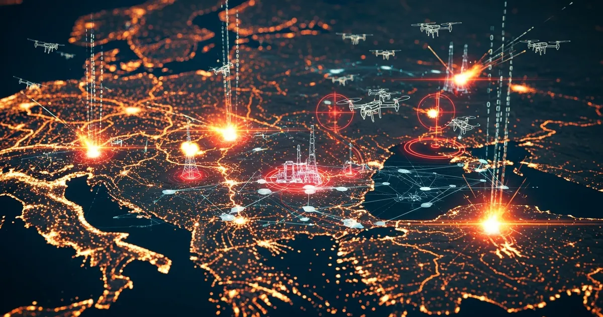 When drones attack: Analyzing the cyber-physical threat to critical infrastructure